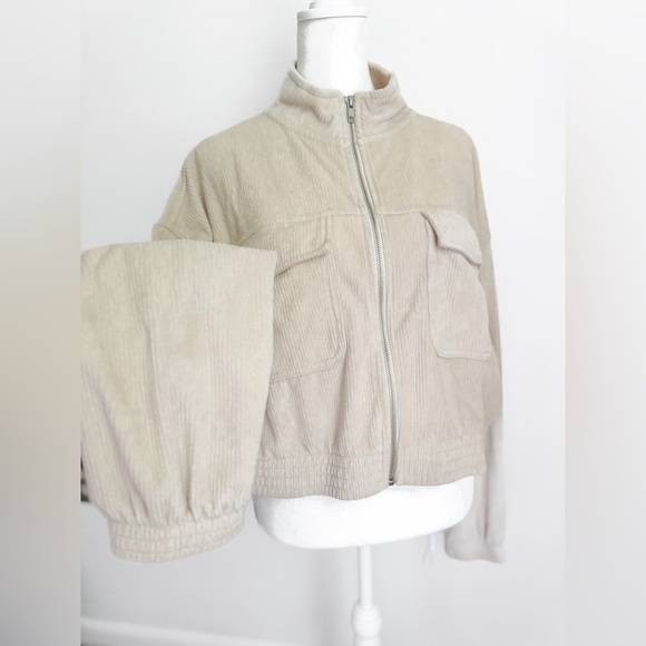 Aerie Corduroy Zip Up Jacket - Picture 3 of 7